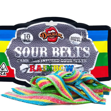Devour Sour Belts (3000mg) – Rainbow