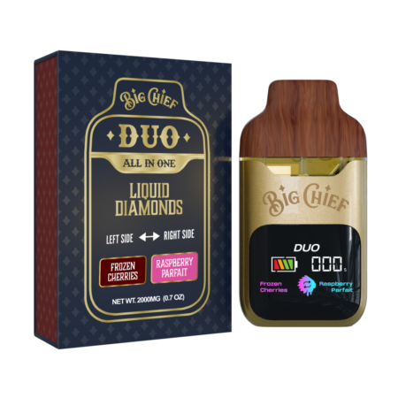 Big Chief Duo All in One 2g – Frozen Cherries & Raspberry Parfait