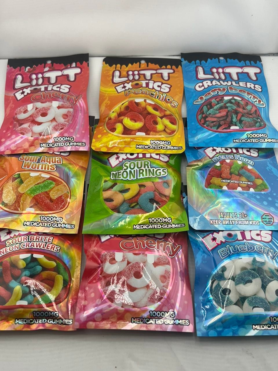 LITT EXOTICS EDIBLES 1000MG